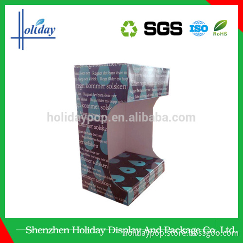 designer of paper displays cardboard counter display for book